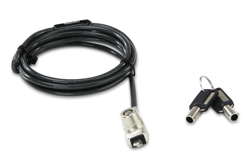 DICOTA BASE XX - lås för säkerhetskabel - kilspår