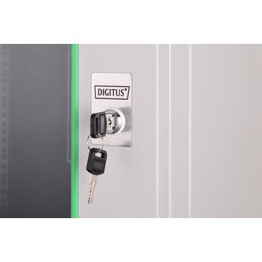 DIGITUS Professional Dynamic Basic Series DN-19 12U-6/6-EC - sk&aring;p - 12U