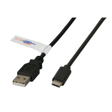 EFB Elektronik K5258SW.1 USB-kabel USB 2.0 1 m USB A USB C Sort