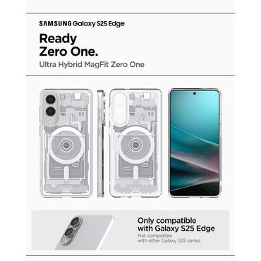 Spigen Ultra Hybrid Zero One (MagFit) mobiltelefon etui 17 cm (6.7") Cover Hvid