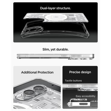 Spigen Ultra Hybrid Zero One (MagFit) mobiltelefon etui 17 cm (6.7") Cover Hvid