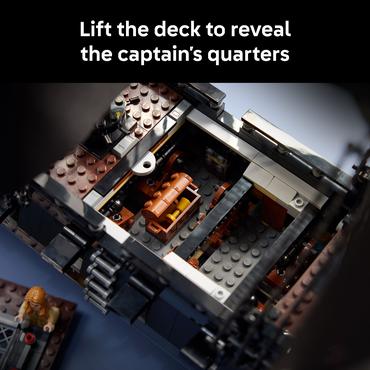 LEGO ICONS Kaptajn Jack Sparrows piratskib