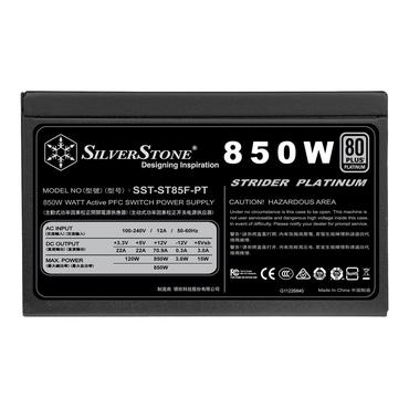 SilverStone Strider Platinum series ST85F-PT - strømforsyning - 850W