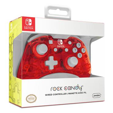 PDP Switch Rock Candy Wired Controller - Stormin Cherry - Gamepad - Nintendo Switch