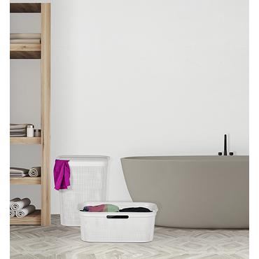 Rotho Brisen 50 L Rektangulær Plast Hvid