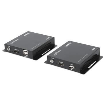 MANHATTAN 1080p HDMI KVM over IP Extender Set 1 bis zu 120m
