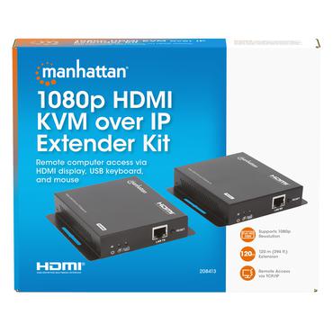 MANHATTAN 1080p HDMI KVM over IP Extender Set 1 bis zu 120m