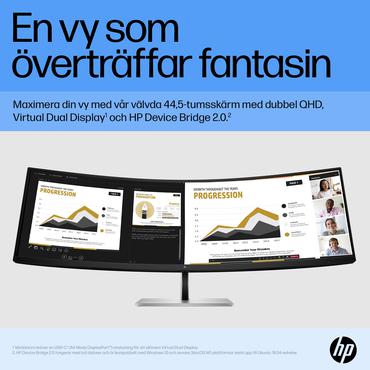 HP E45c G5 - Kantbelyst LED 44.5" AMD FreeSync Premium VA 3ms