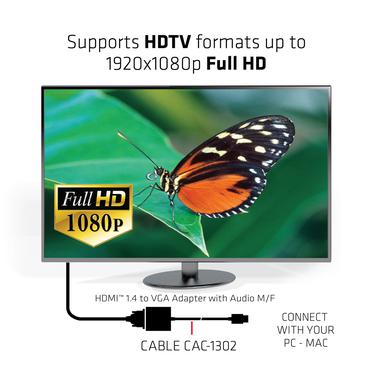 Club 3D CAC-1302 - videokort - HDMI / VGA