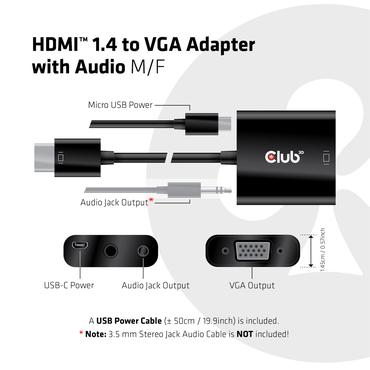 Club 3D CAC-1302 - videokort - HDMI / VGA