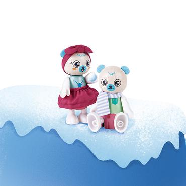Hape polar bear family toy figure