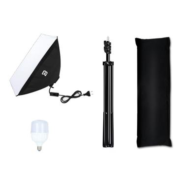 Puluz Zestaw studyjny Softbox LED 50x70cm, statyw, żarówka LED 1 szt PU5070EU