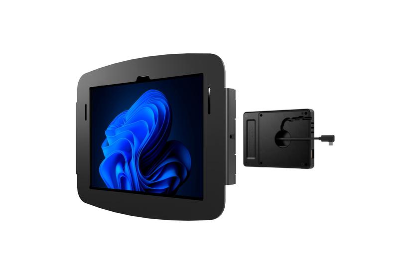 Compulocks iPad 10th-11th (A16) Gen Space Enclosure Swing Wall Mount Plus Hub Black indelukke - svingarm - for tablet - plus hub - sort