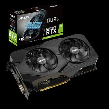 ASUS DUAL-RTX2060-O6G-EVO Grafikkort - 6GB GDDR6