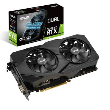 ASUS DUAL-RTX2060-O6G-EVO Grafikkort - 6GB GDDR6