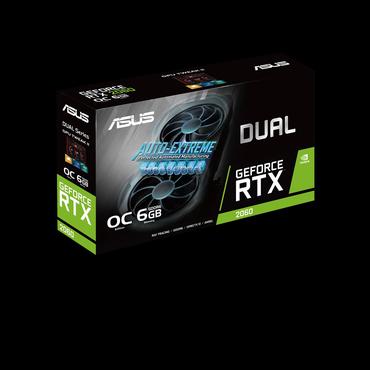 ASUS DUAL-RTX2060-O6G-EVO Grafikkort - 6GB GDDR6