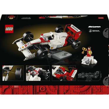 LEGO ICONS McLaren MP4/4 og Ayrton Senna