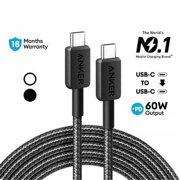 Anker 322 USB-kabel 0,9 m USB C Sort