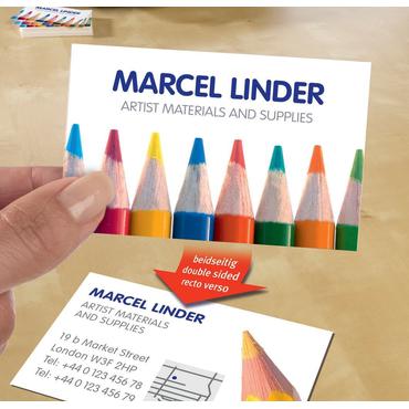 Avery C32026-25 visitkort Laser/inkjet Pap Hvid 25 stk