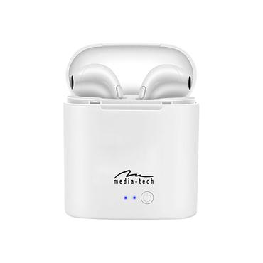 Media-Tech R-PHONES TWS MT3589W - True wireless-h&ouml;rlurar med mikrofon