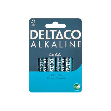 Deltaco AA alkaline 4-pack