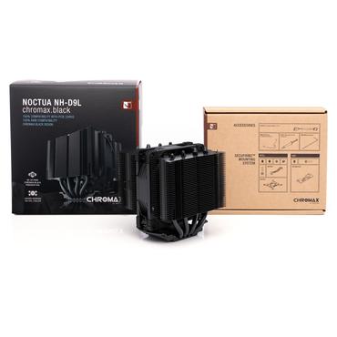 Noctua NH-D9L CHROMAX.BLACK Computerkølesystem Processor Køleplade/køler 9,2 cm Sort 1 stk