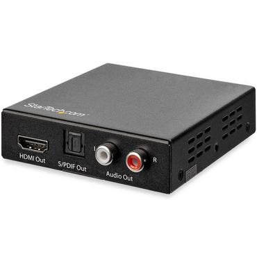 StarTech.com HDMI-audioextraherare med st&ouml;d f&ouml;r 4K 60 Hz - HDMI-ljudsignalsextraktor