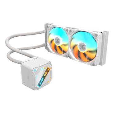 GIGABYTE GME 240 ICE Wasserk&uuml;hlung f&uuml;r AMD und Intel CPU Wei&szlig;