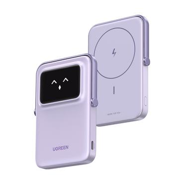 Ugreen 5000MH MAG POWBANK PURPLE 5000 mAh Trådløs opladning Lilla