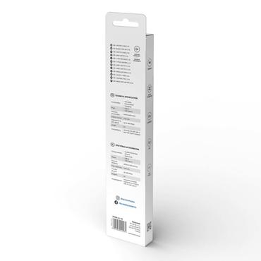 SAVIO CL-125 - USB typ C-kabel - 24 pin USB-C till USB - 1 m