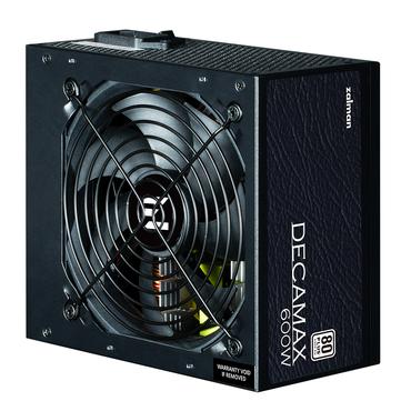 Zalman Decamax enhed til strømforsyning 600 W ATX Sort