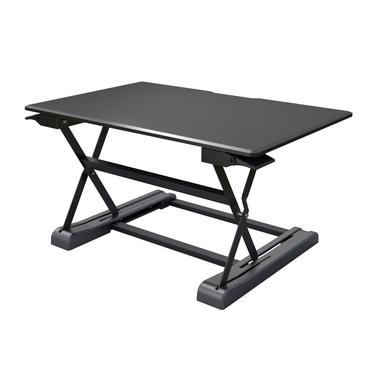 M Deskstand Workstation I - skrivbord för sittande/stående - rektangulär - svart