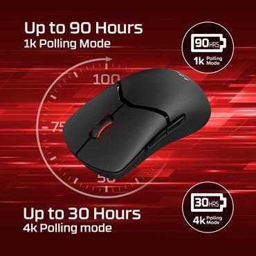 HyperX Pulsefire Saga Pro Wireless Gaming Mouse (sort)