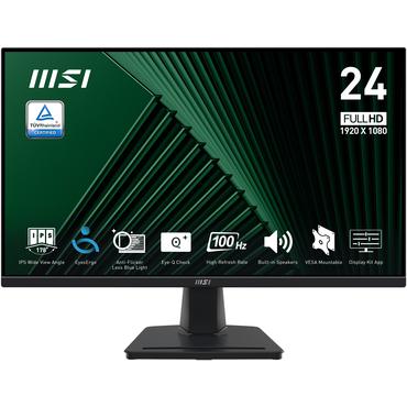 MSI PRO MP245G skærm - 24" - 1ms,4ms - Full HD 1920x1080 ved 100Hz