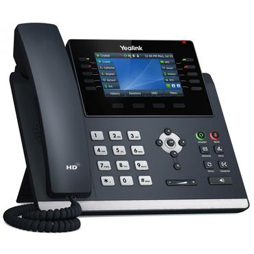 Yealink SIP-T46U - VoIP-telefon med nummerpresentation - 3-riktad samtalsförmåg