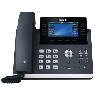 Yealink SIP-T46U - VoIP-telefon med nummerpresentation - 3-riktad samtalsförmåg