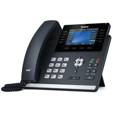 Yealink SIP-T46U - VoIP-telefon med nummerpresentation - 3-riktad samtalsförmåg