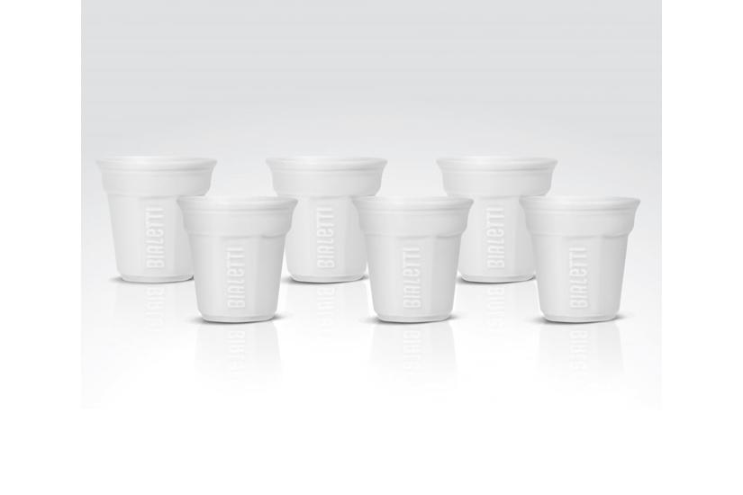 Bialetti - kop - hvid (paket med 6)