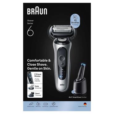 Braun Series 6 62-S7650cc Folie shaver Trimmer S&oslash;lv