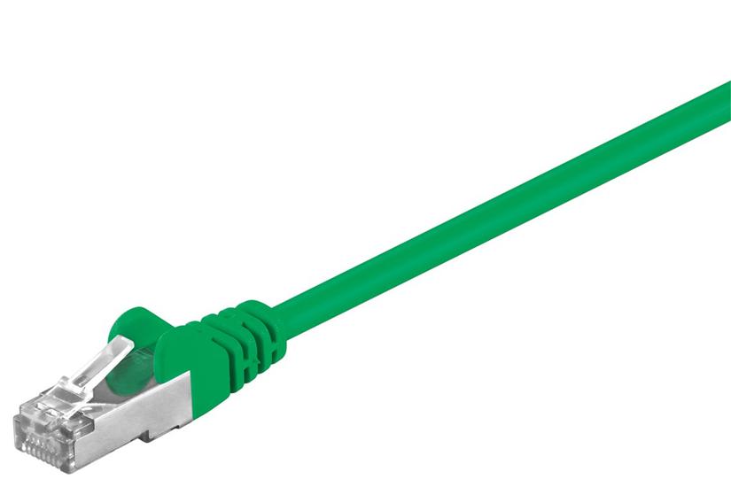 goobay patchkabel - 25 cm - gr&oslash;n