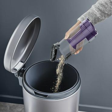 Rowenta RH6A35 2-i-1 stangst&oslash;vsuger Batteri Dry Posel&oslash;s Lilla, S&oslash;lv