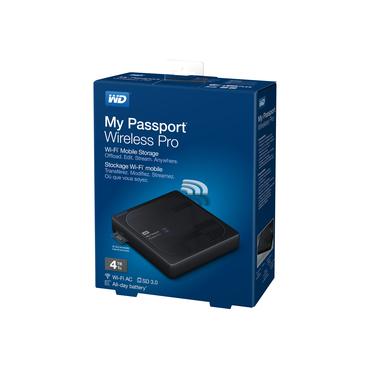 WD My Passport Wireless Pro WDBSMT0040BBK