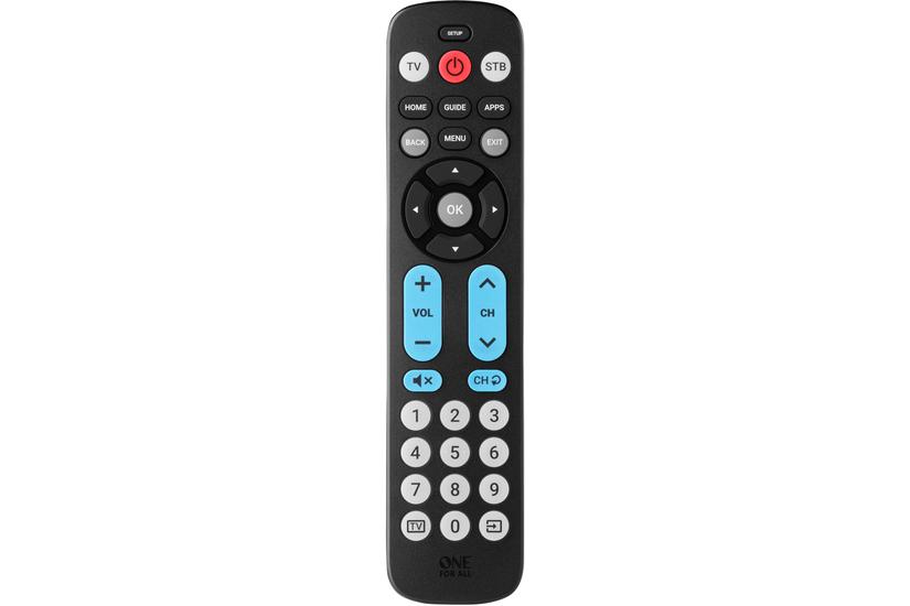 One For All Big Button Remote fjernbetjening Lyd, Soundbar højttaler, TV Tryk på knapper