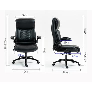 Activejet YK7406-1 BK Computerm&oslash;bel og kontorstol Polstret s&aelig;de Polstret rygl&aelig;n