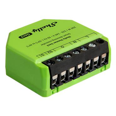 Shelly Dimmer Gen3 Indbygget Lysd&aelig;mper Sort, Lime