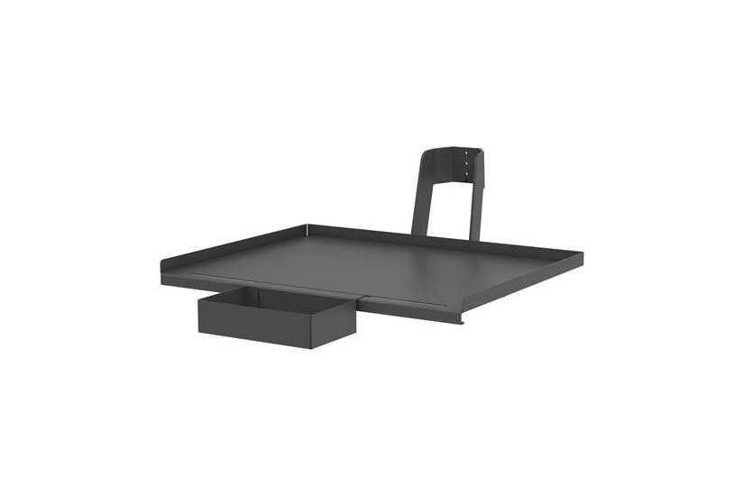 Ergotron - TAA Compliant Version hylla - kraftig - f&ouml;r medicinsk monitor - m&ouml;rkgr&aring;