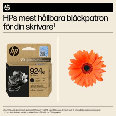 HP Original 924e EvoMore-blækpatron, sort