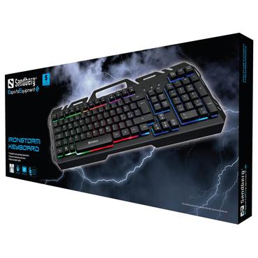 Sandberg IronStorm - tastatur - belgisk