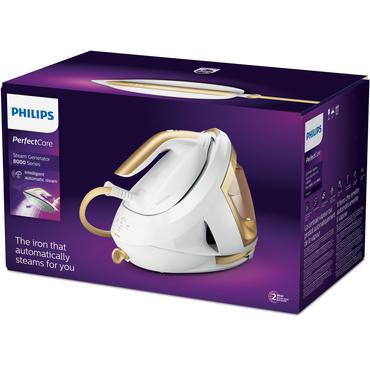 Philips PerfectCare 8000 Series PSG8040 - dampstrygejern - såleplade: SteamGlide Elite