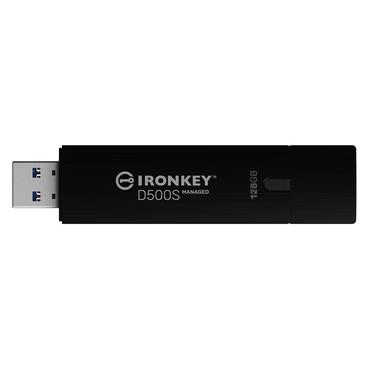Kingston IronKey Keypad 200 - USB flashdrive - 128 GB - TAA-kompatibel